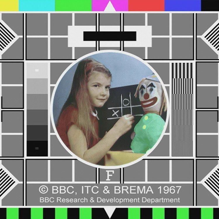 Normal service will be resumed - the test card