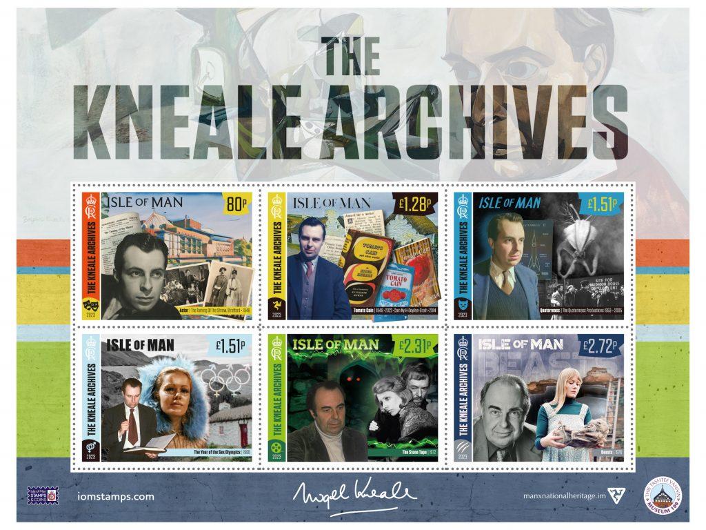 Nigel Kneale stamps from the Isle of Man Post Office