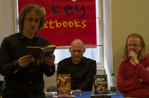 Jasper Bark, David Moody and Joseph D'Lacey (photo by Jim Mcleod)