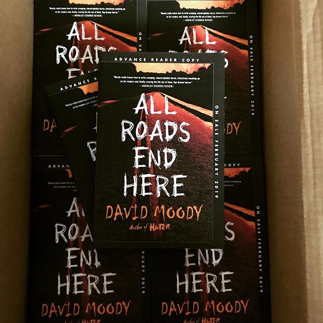 All Roads End Here by David Moody, advance copies