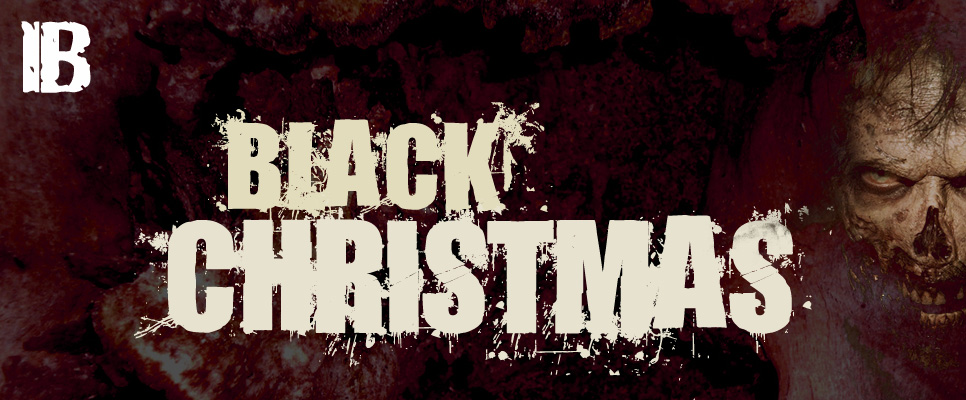 Infected Books Black Christmas banner