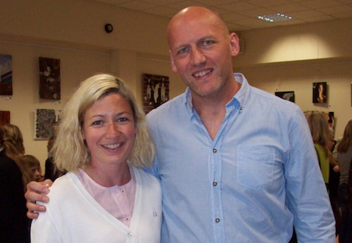 David Moody and Kate Ashfield (Liz from Shaun of the Dead)