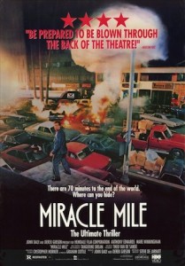 Miracle Mile movie poster