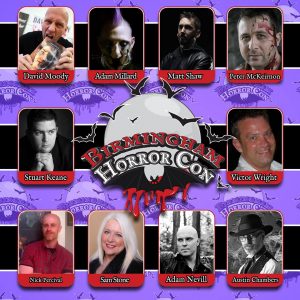 Authors at the Birmingham Horror Con 2017