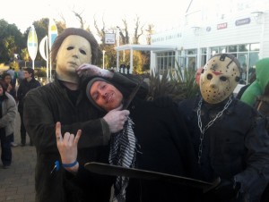 Wayne Simmons, Michael Myers, and Jason Vorehees