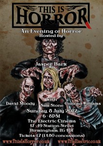 Poster for This is Horror evening of Horror at the Electric Cinema Birmingham