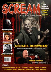 The cover of Scream Magazine issue 13