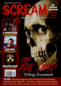 The cover of Scream Magazine issue 3
