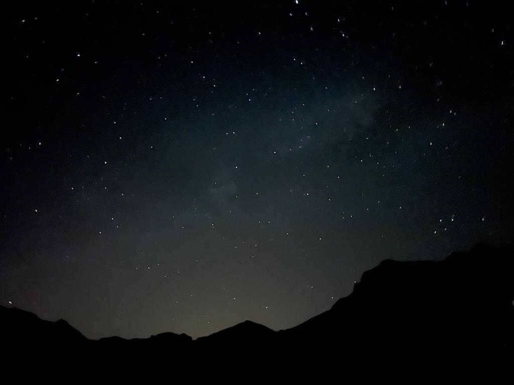 The night sky at Mount Teide