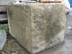 A block of stone