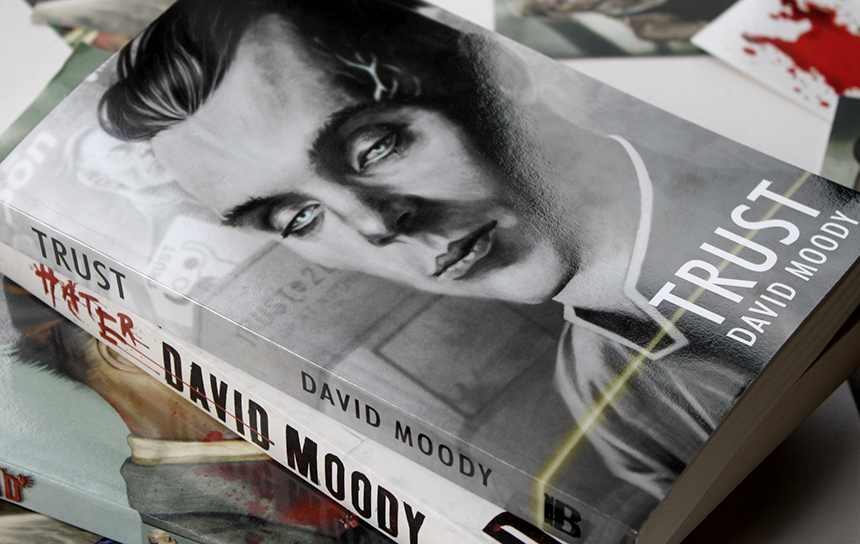 The cover of Trust by David Moody