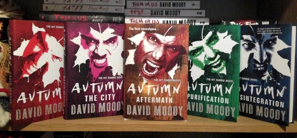 The Autumn series by David Moody - UK hardcover editions