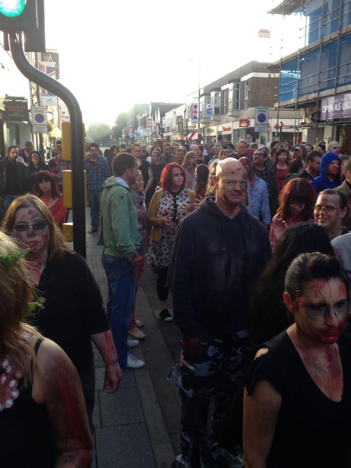 Zombies in Brentwood - from the movie Welcome to Essex